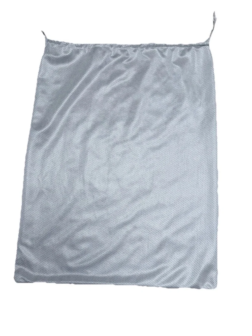 Chanel Gray Drawstring Dust Bag 15x16 CC Logo Storage Pouch